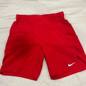 Nike Victory Tennis Men’s Shorts Red size medium